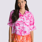 Blusa M/C Mujer Collina Strada Rosado Vans
