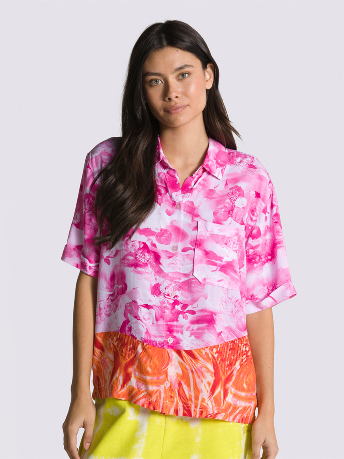 Blusa M/C Mujer Collina Strada Rosado Vans