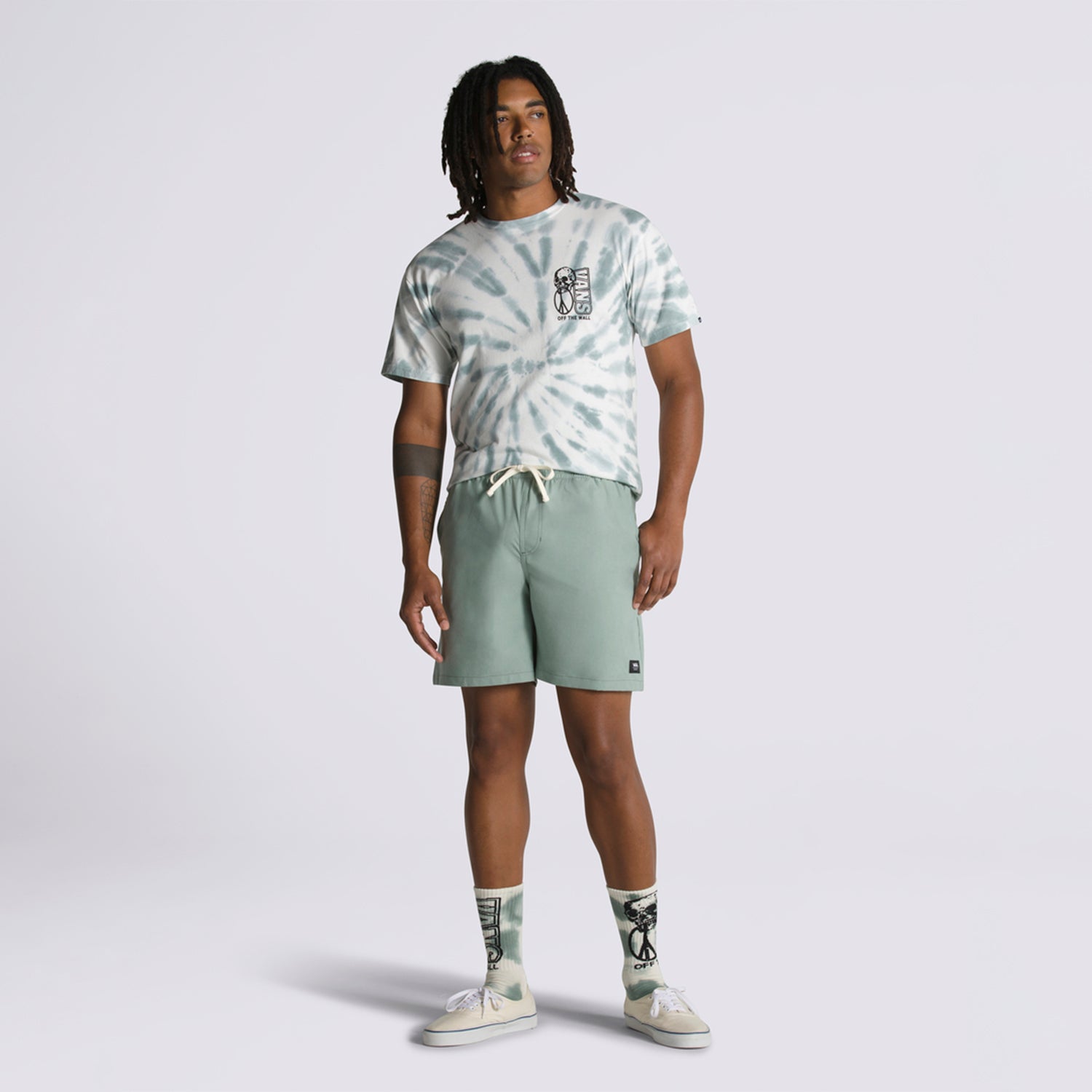 Short Range Relaxed Sport Chinois Green