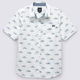 Camisa Shark Fin Woven Ss (8-14 AñOs) White