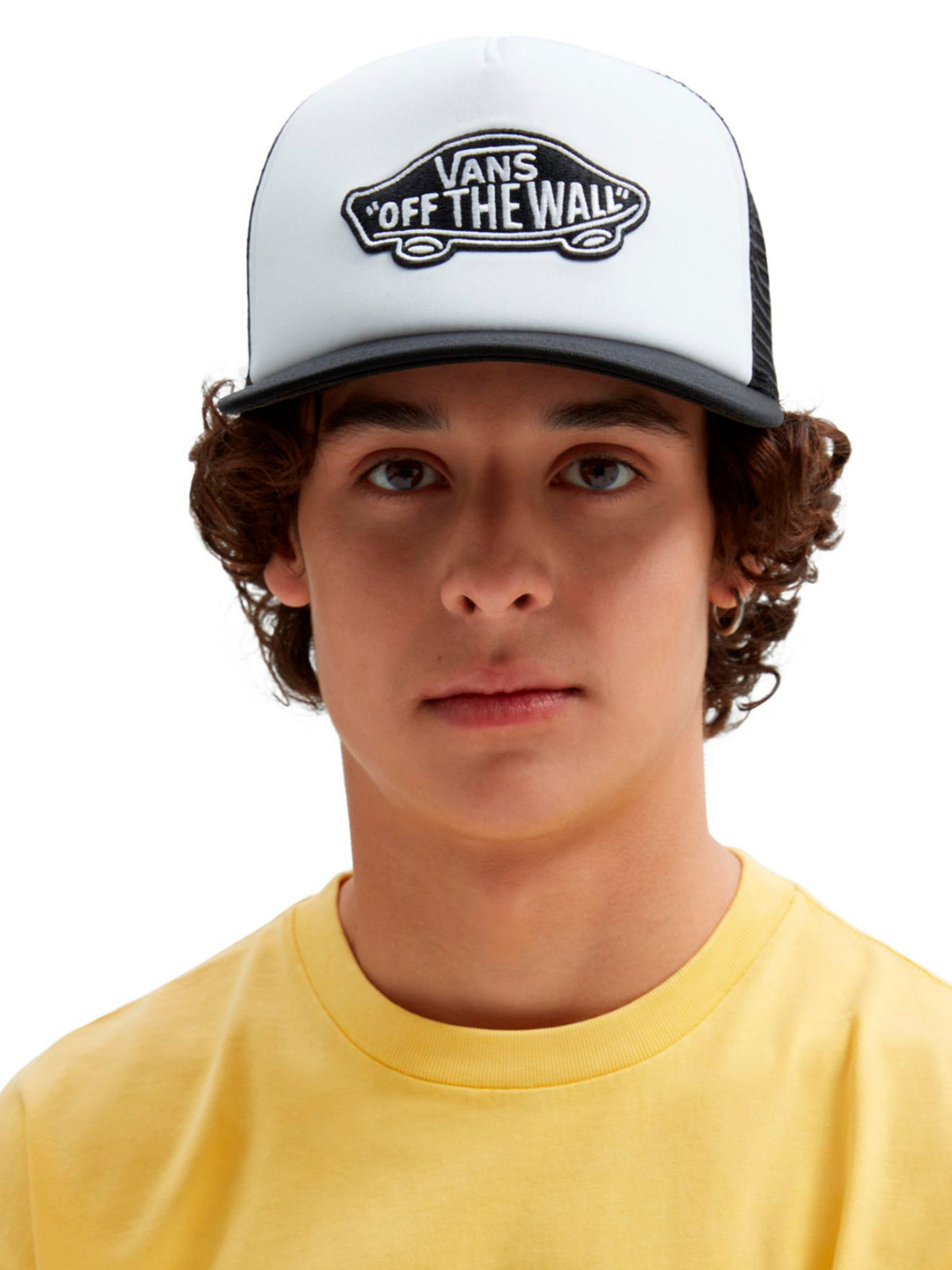 Jockey Unisex Classic Patch Curved Bill TRucker Blanco Vans