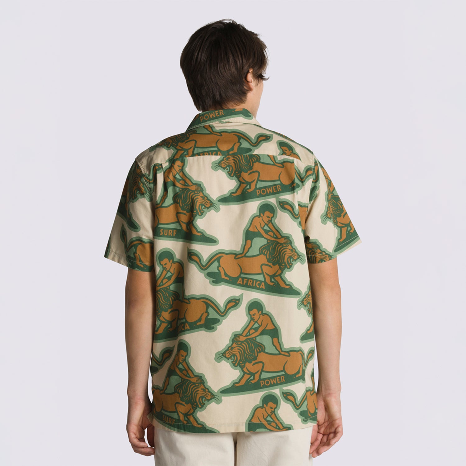 Camisa M/C Hombre Mami Wata Beige Vans