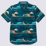 Camisa 2022 Pipe Masters Ss Woven Verde