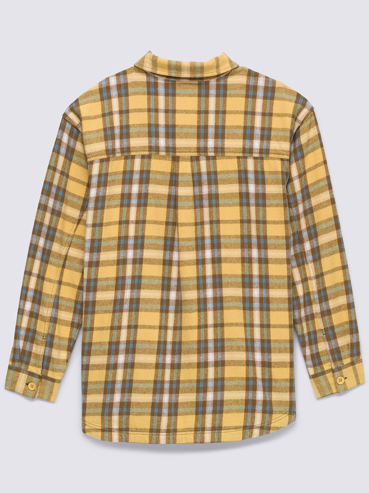 Blusa M/L Mujer Amelia Flannel Top Café Vans