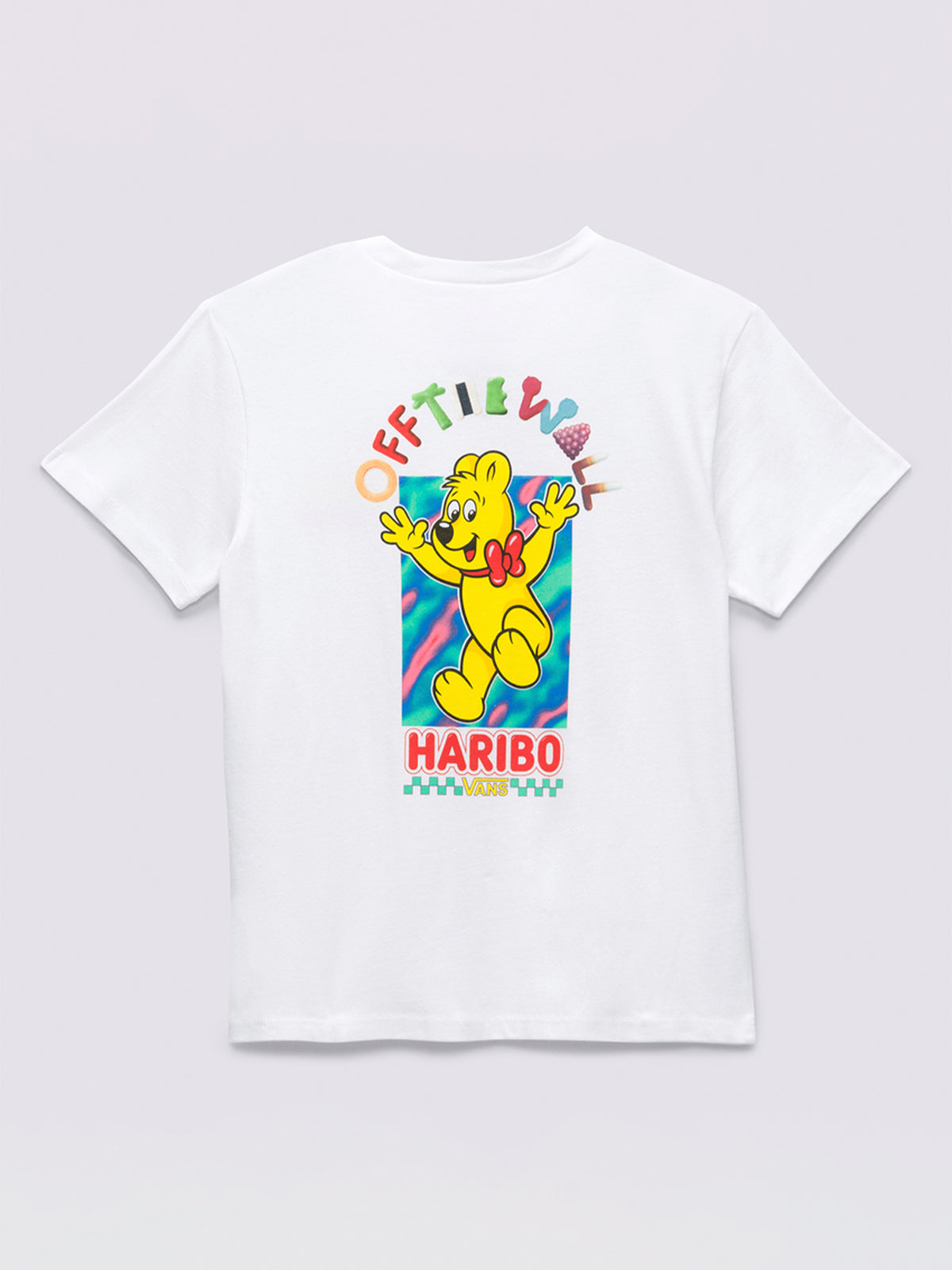 Polera Haribo Ss  Crew (8-14 AñOs) White