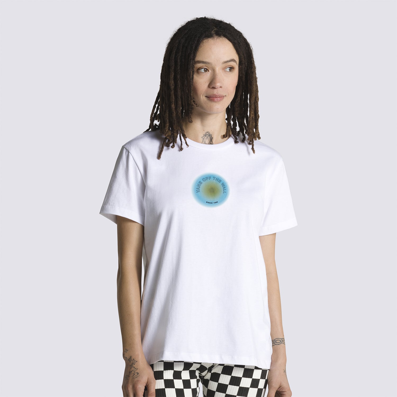 Polera M/C Mujer Lizzie Skate Blanco Vans