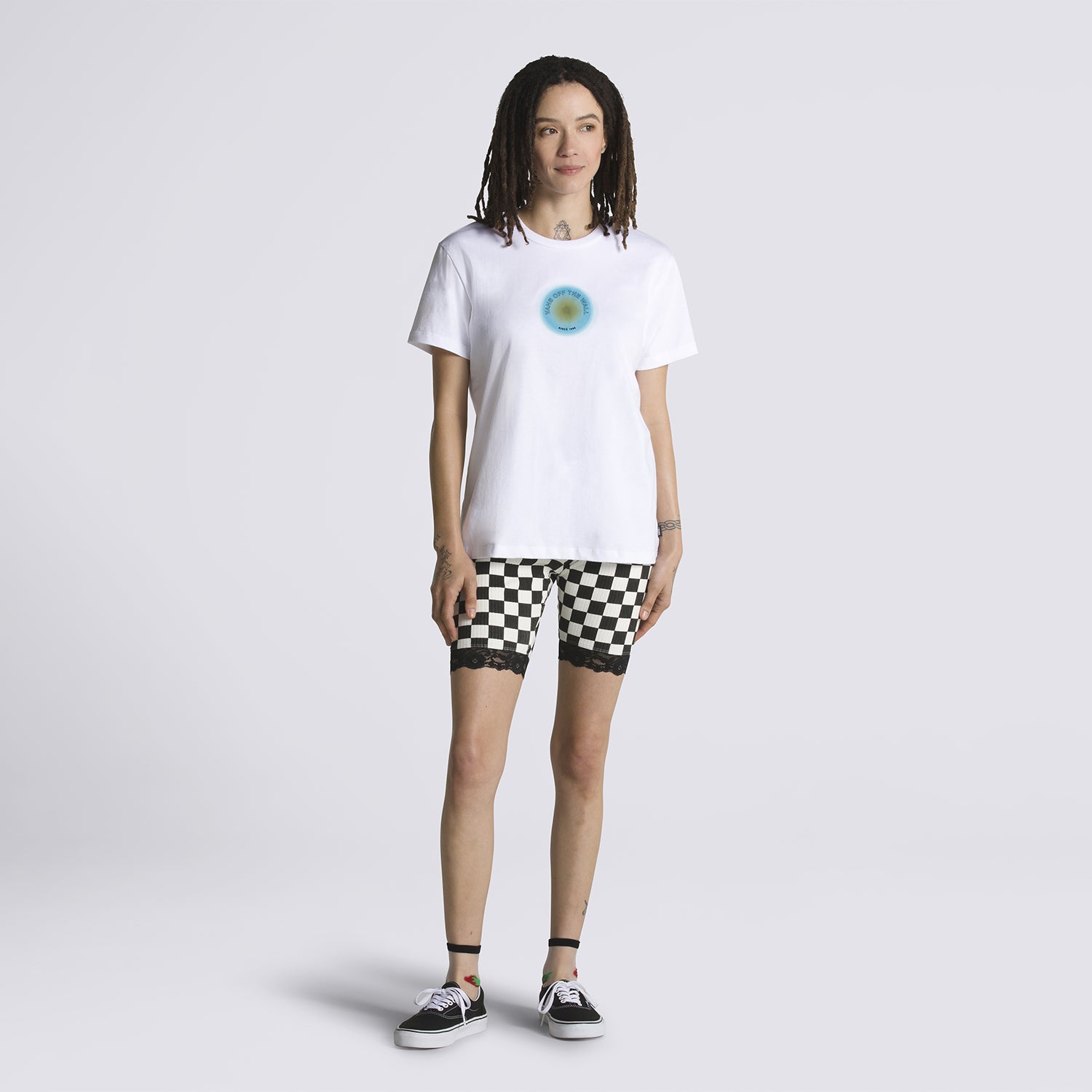 Polera M/C Mujer Lizzie Skate Blanco Vans