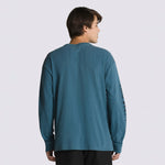 Polera M/L Hombre DTI Logo Azul Vans