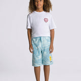 Pantalón Marble Fleece Short (8-14 AñOs) Blue Glow