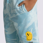 Pantalón Marble Fleece Short (8-14 AñOs) Blue Glow