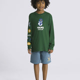 Polera POsitivity Ls (8-14 AñOs) Verde