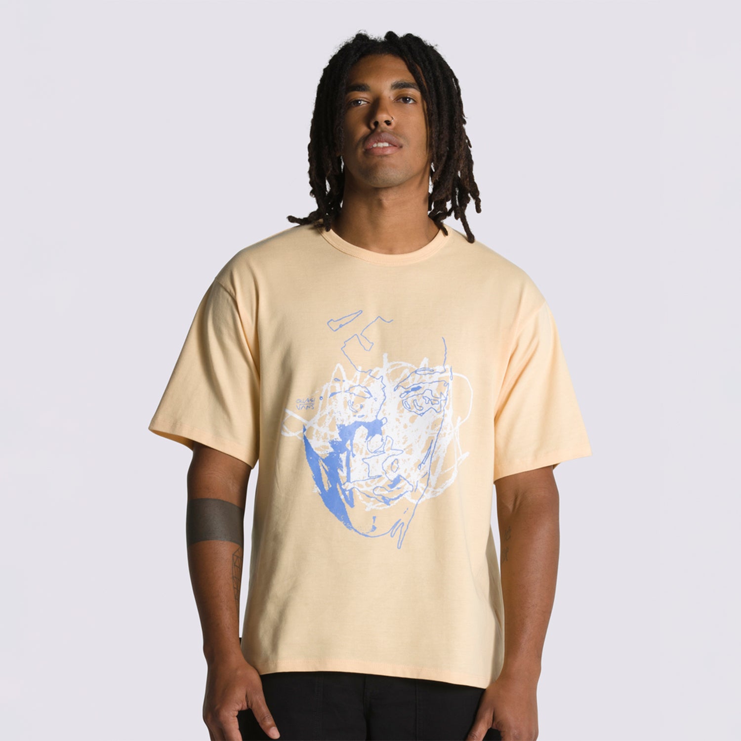 Polera M/C Hombre Quasi Mask OTW Naranja Vans