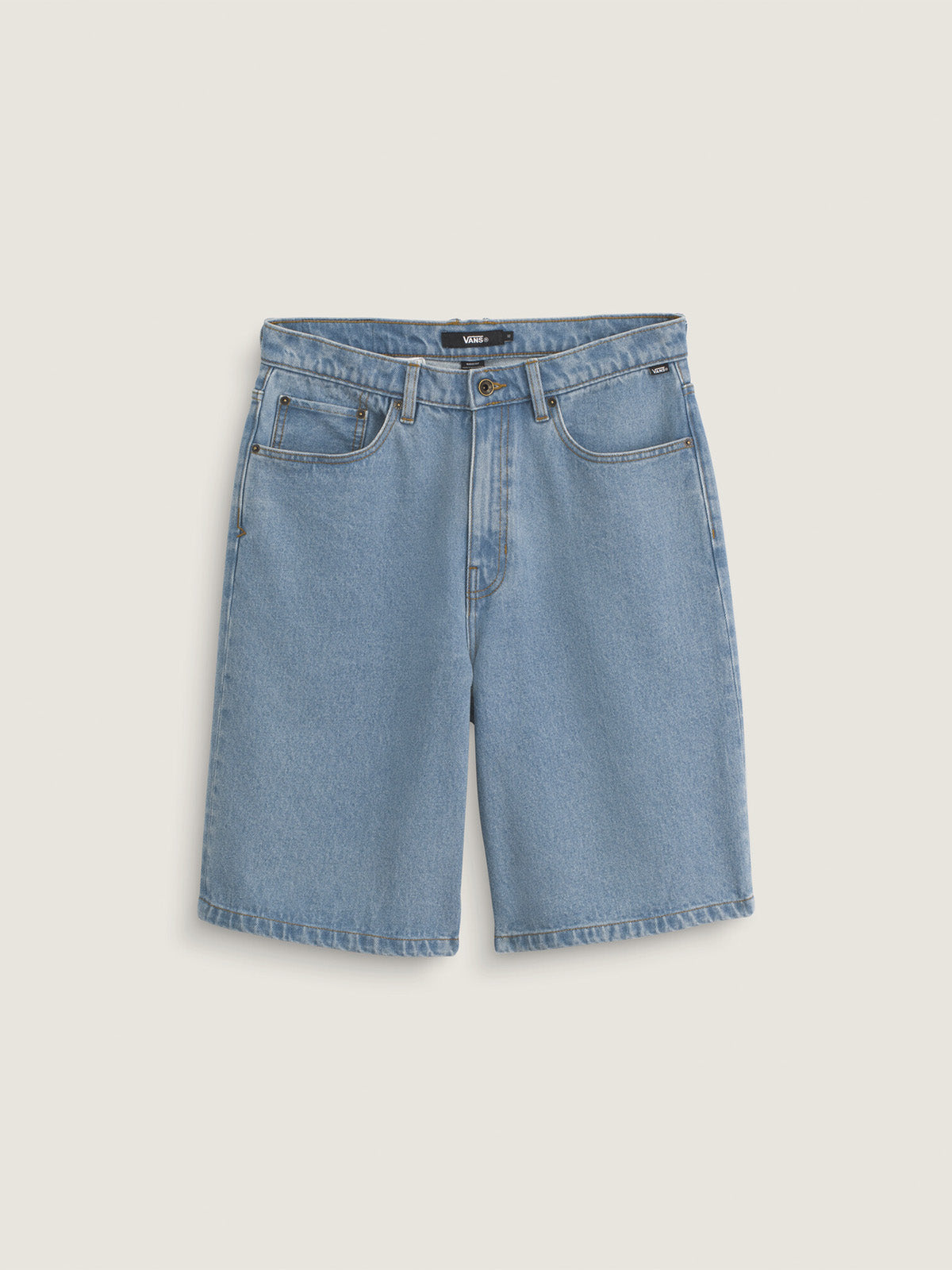 Short Hombre Check-5 Baggy Denim Azul