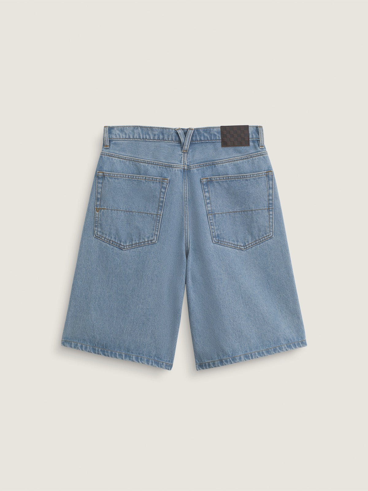 Short Hombre Check-5 Baggy Denim Azul