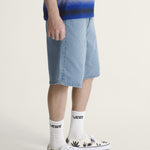 Short Hombre Check-5 Baggy Denim Azul