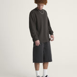 Short Hombre Check-5 Baggy Denim Negro