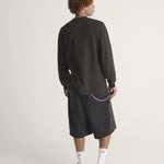 Short Hombre Check-5 Baggy Denim Negro