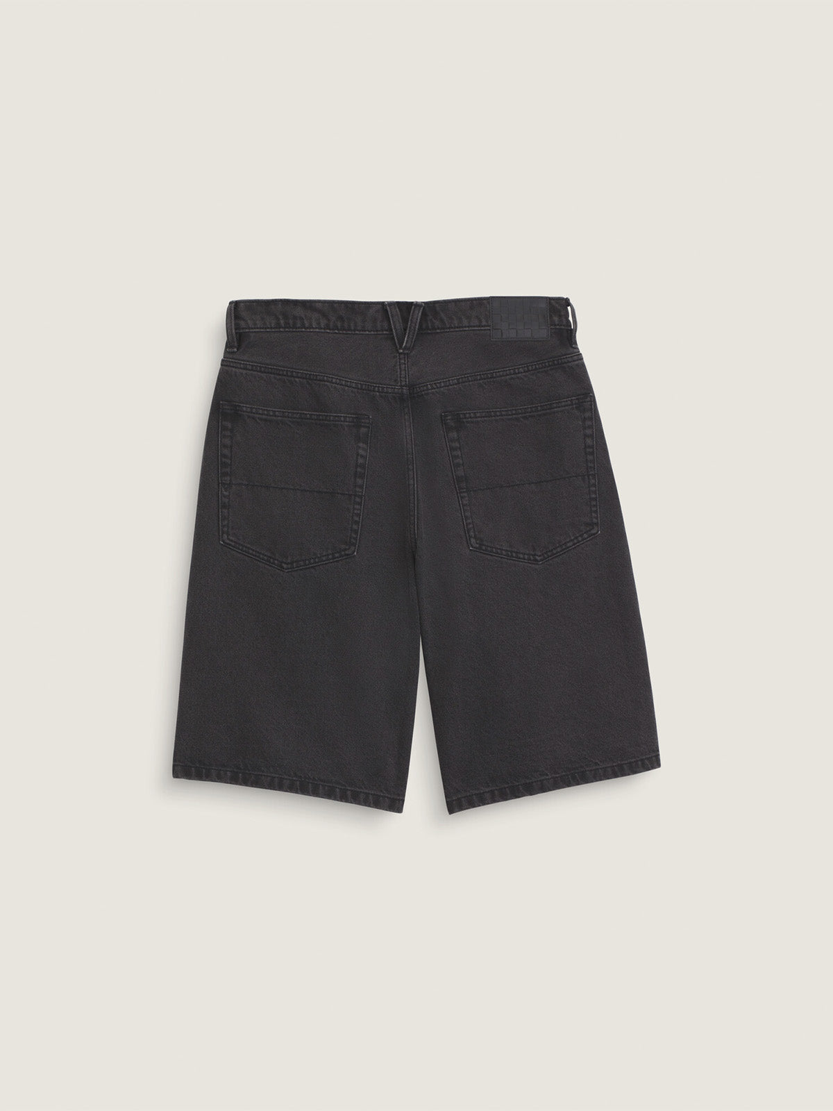 Short Hombre Check-5 Baggy Denim Negro