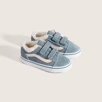 Zapatilla Niño Old Skool V Celeste Vans