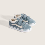 Zapatilla Niño Old Skool V Celeste Vans