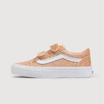 Zapatilla Niño (5 A 12 Años) Old Skool Velcro Naranja Vans