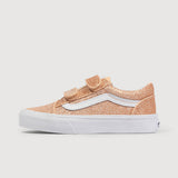 Zapatilla Niño (5 A 12 Años) Old Skool Velcro Naranja Vans