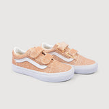 Zapatilla Niño (5 A 12 Años) Old Skool Velcro Naranja Vans