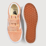 Zapatilla Niño (5 A 12 Años) Old Skool Velcro Naranja Vans