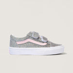 Zapatilla Niña Old Skool Velcro Gris