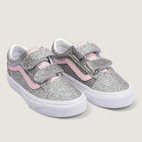 Zapatilla Niña Old Skool Velcro Gris