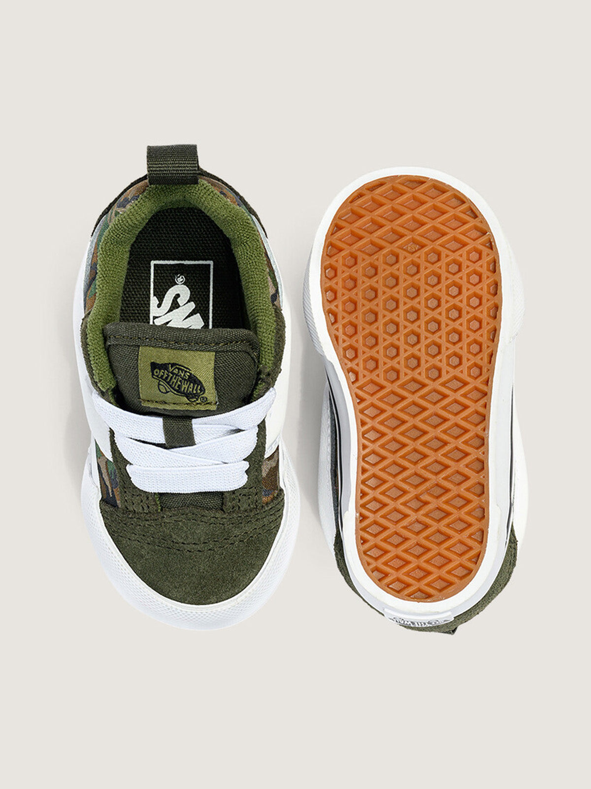 Zapatilla Niño (4 A 8 Años) Knu Skool Elastic Café