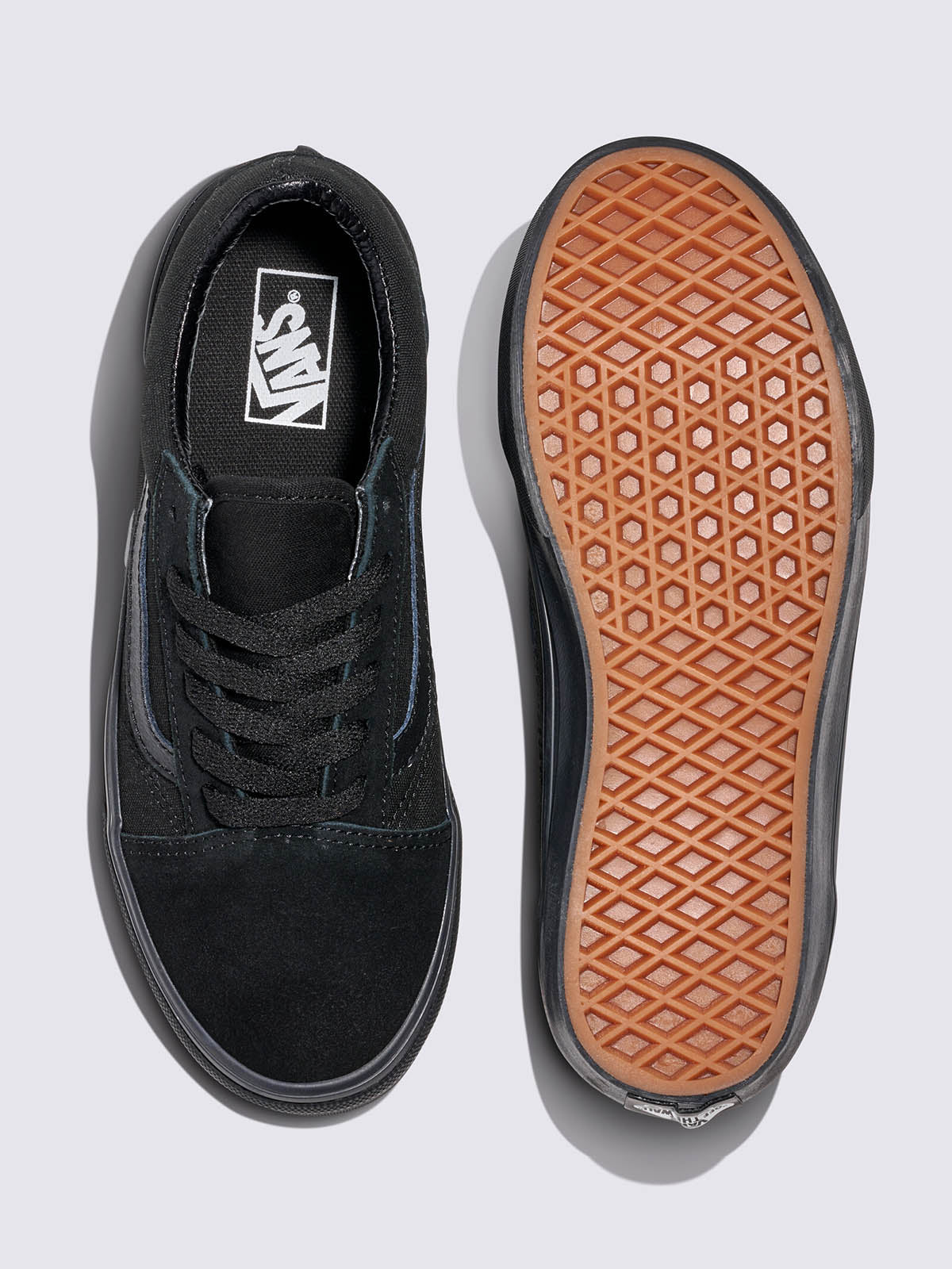 Zapatilla Junior (8 a 14 años) Old Skool Negro Vans