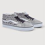 Zapatilla Junior (8 a 14 años) Sk8-Mid Gris Vans
