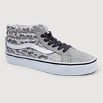 Zapatilla Junior (8 a 14 años) Sk8-Mid Gris Vans