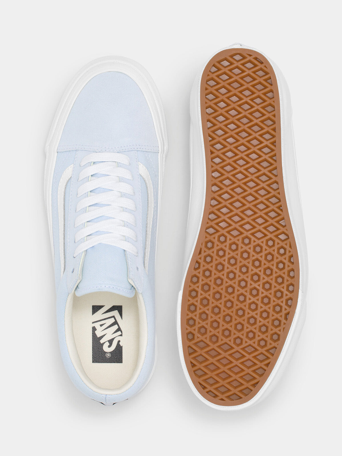 Zapatilla Adulto Premium Old Skool Celeste Vans
