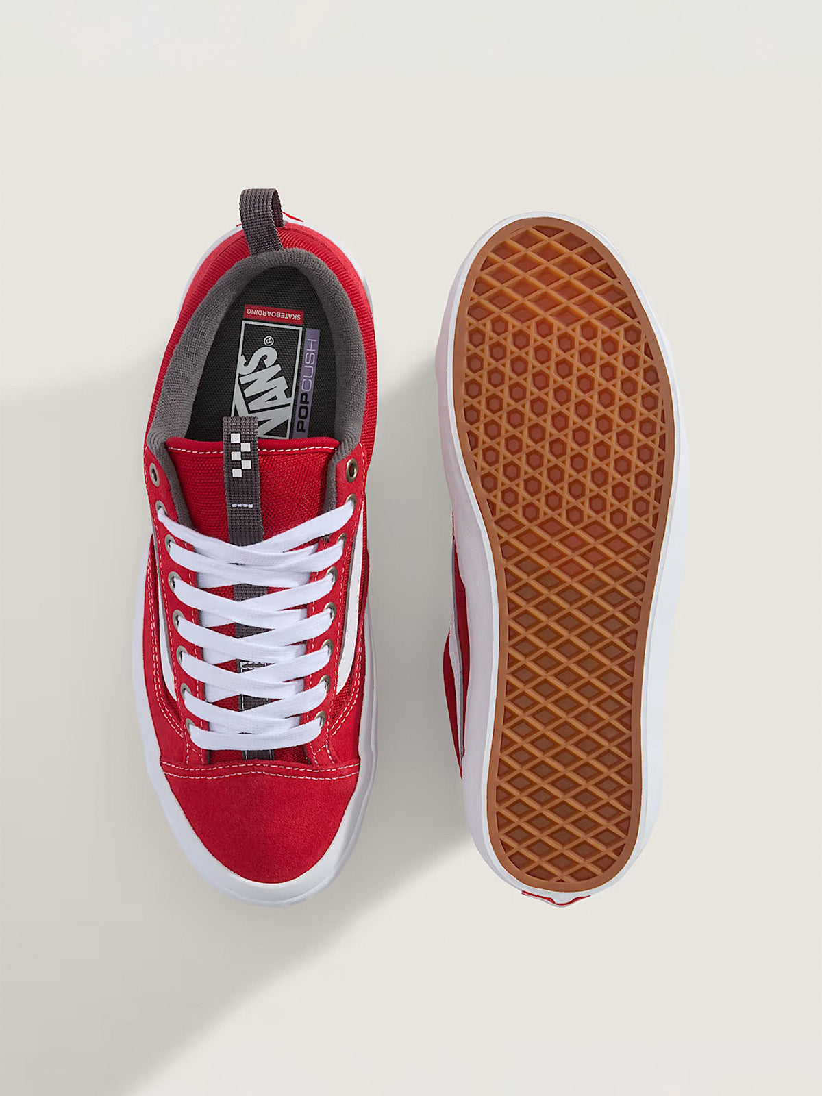 Zapatilla Adulto Skate Old Skool 36+ Rojo Vans