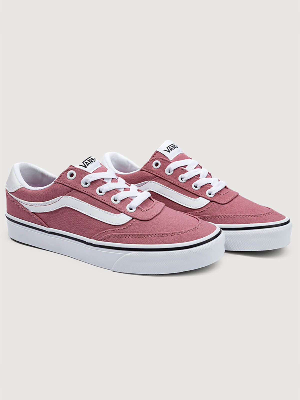 Zapatilla Mujer Brooklyn Ls Rosado Vans