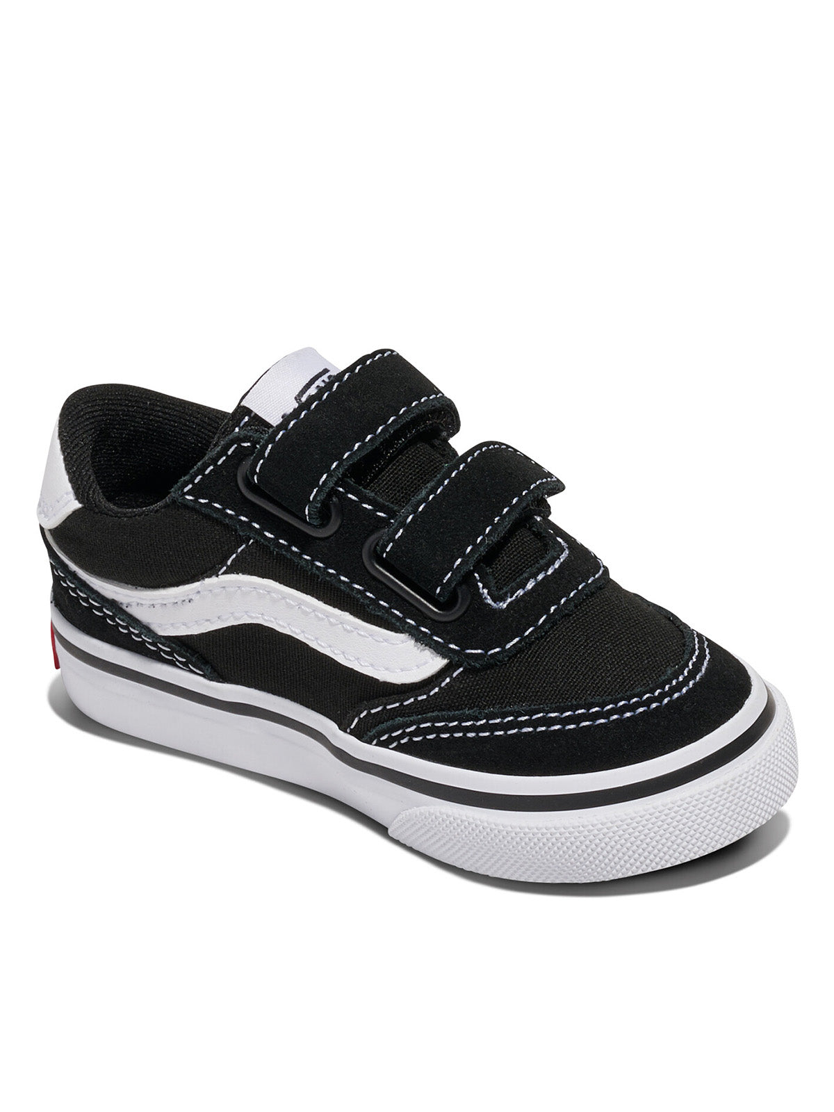 Zapatilla Niño Brooklyn Velcro Negro Vans