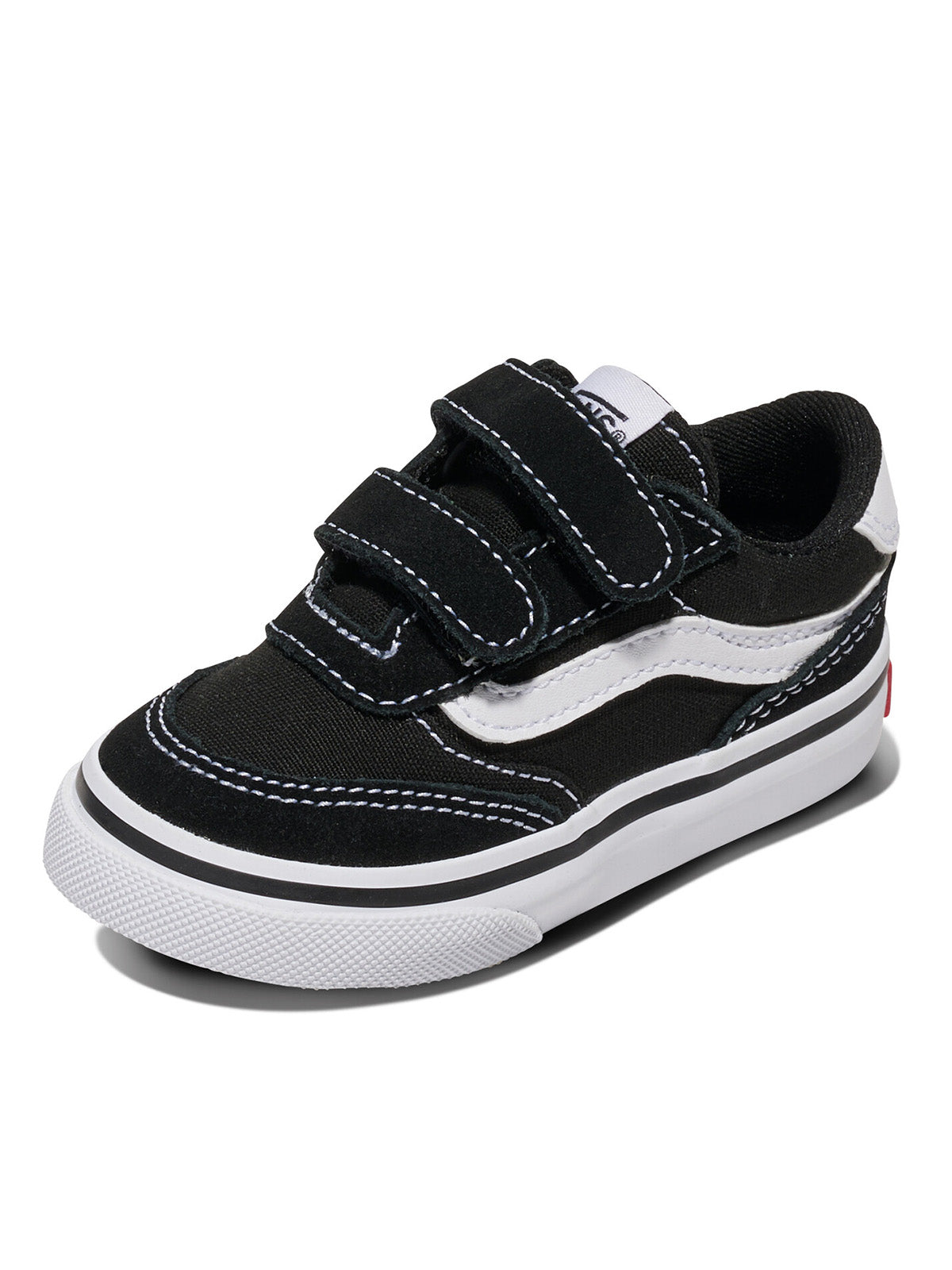 Zapatilla Niño Brooklyn Velcro Negro Vans