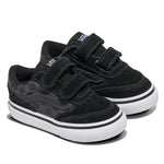 Zapatilla Niño Brooklyn  Velcro Negro Vans