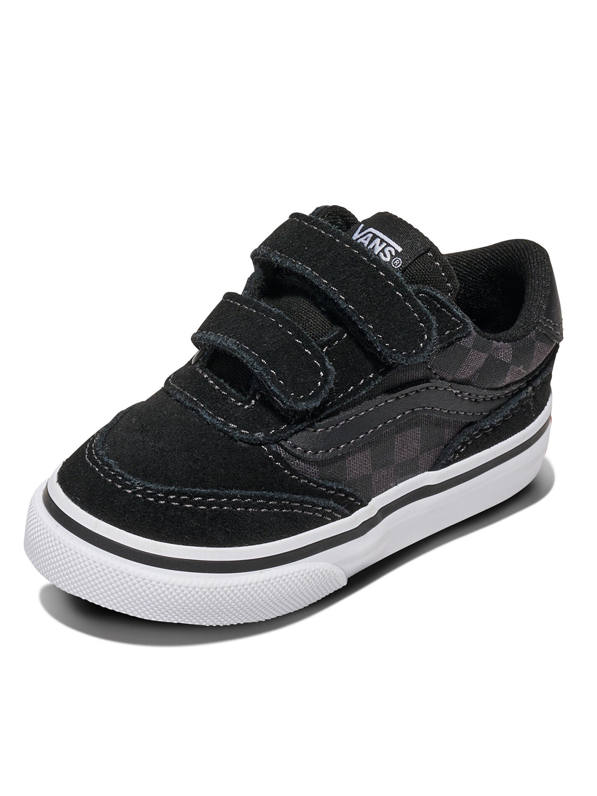 Zapatilla Niño Brooklyn  Velcro Negro Vans