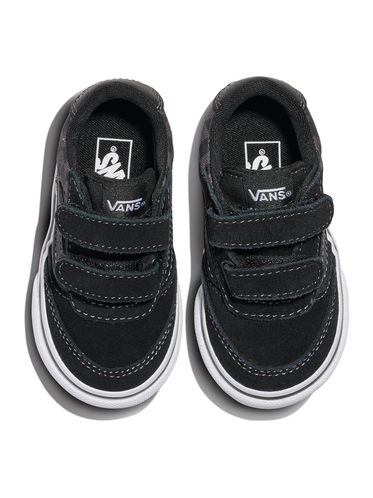 Zapatilla Niño Brooklyn  Velcro Negro Vans