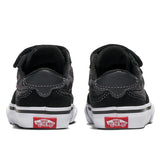 Zapatilla Niño Brooklyn  Velcro Negro Vans
