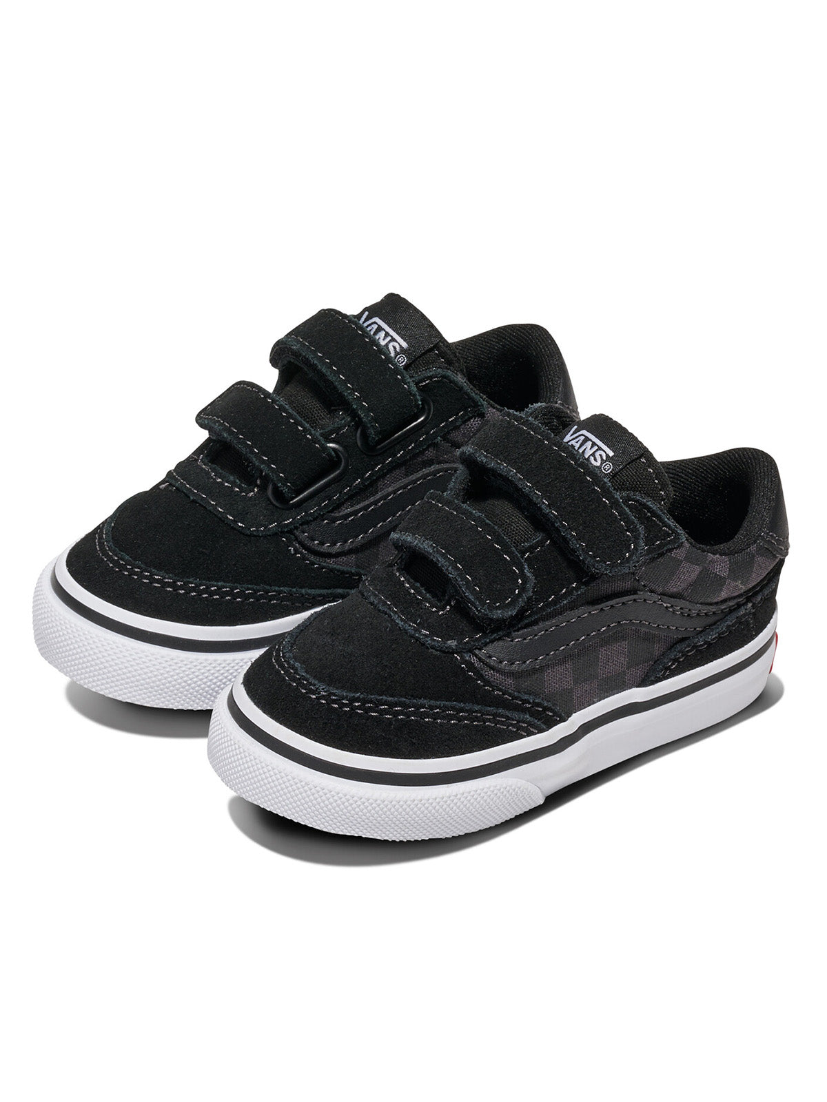 Zapatilla Niño Brooklyn  Velcro Negro Vans