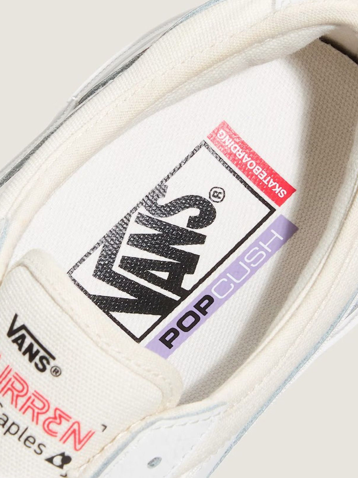 Zapatilla Adulto Skate Curren Caples Blanco Vans