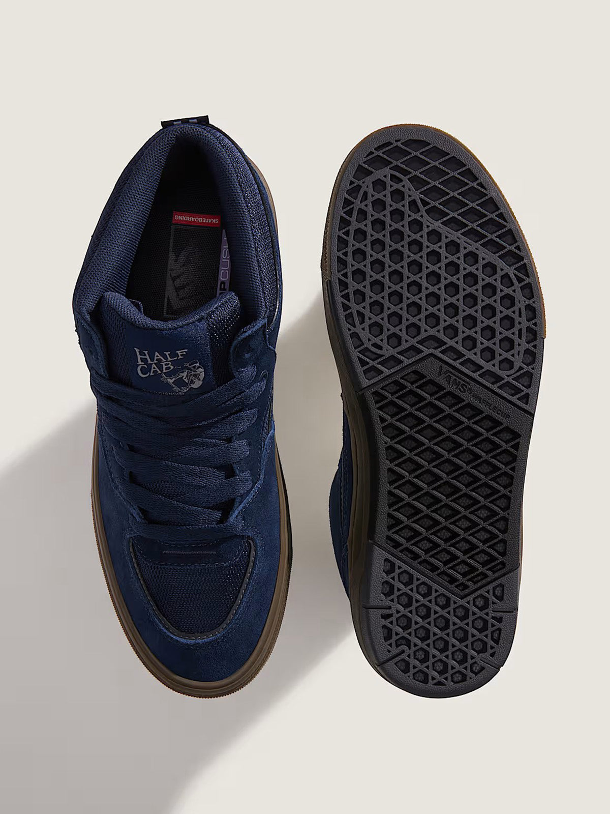 Zapatilla Hombre Skate Half Cab Waffl Azul Vans