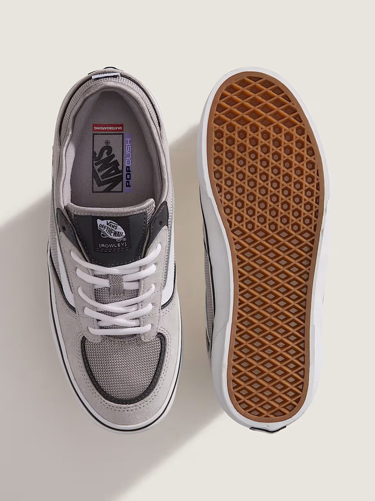 Zapatilla Hombre Skate Rowley Gris Vans