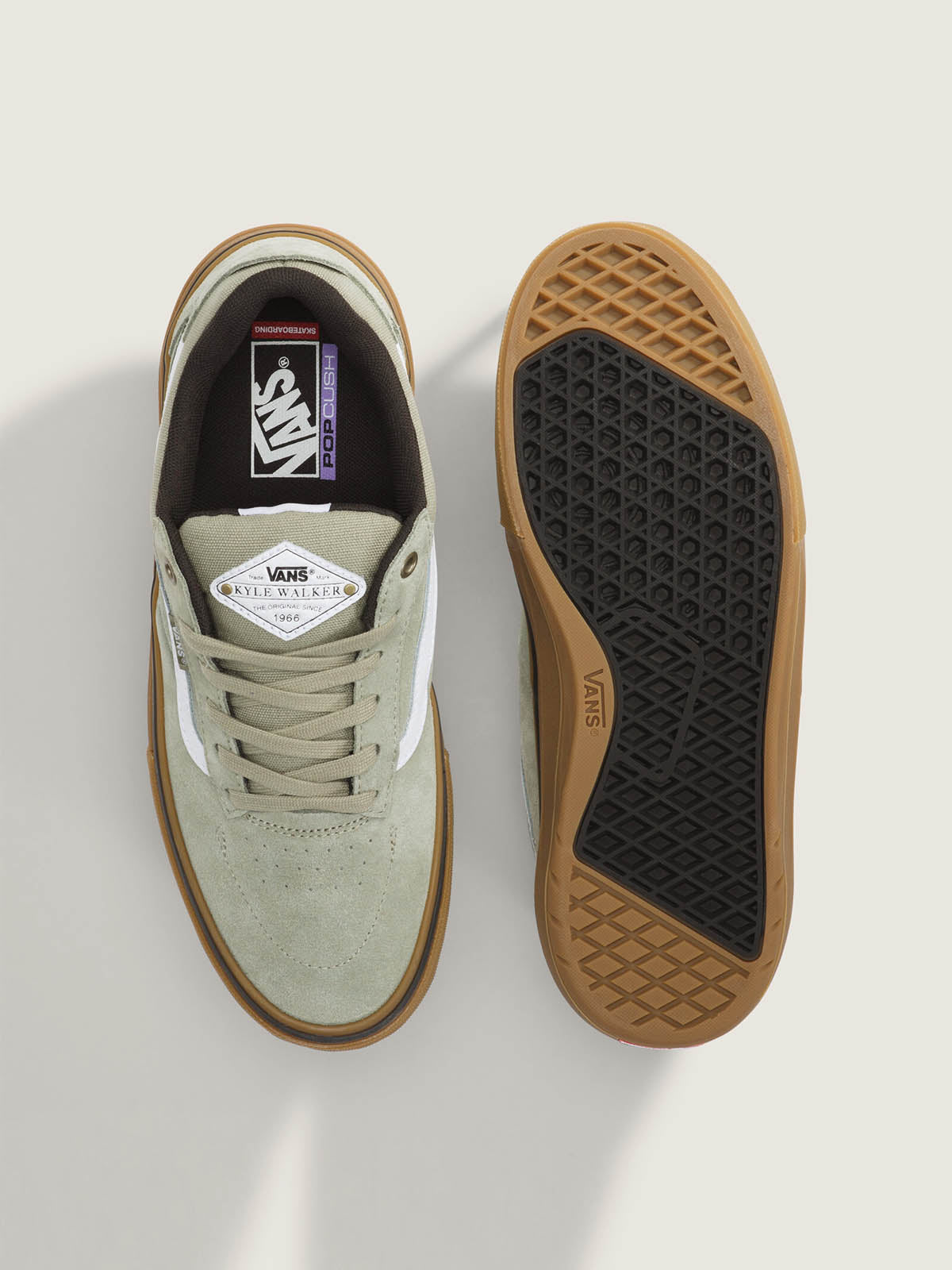 Zapatilla Hombre Skate Kyle Walker Wa Verde Vans