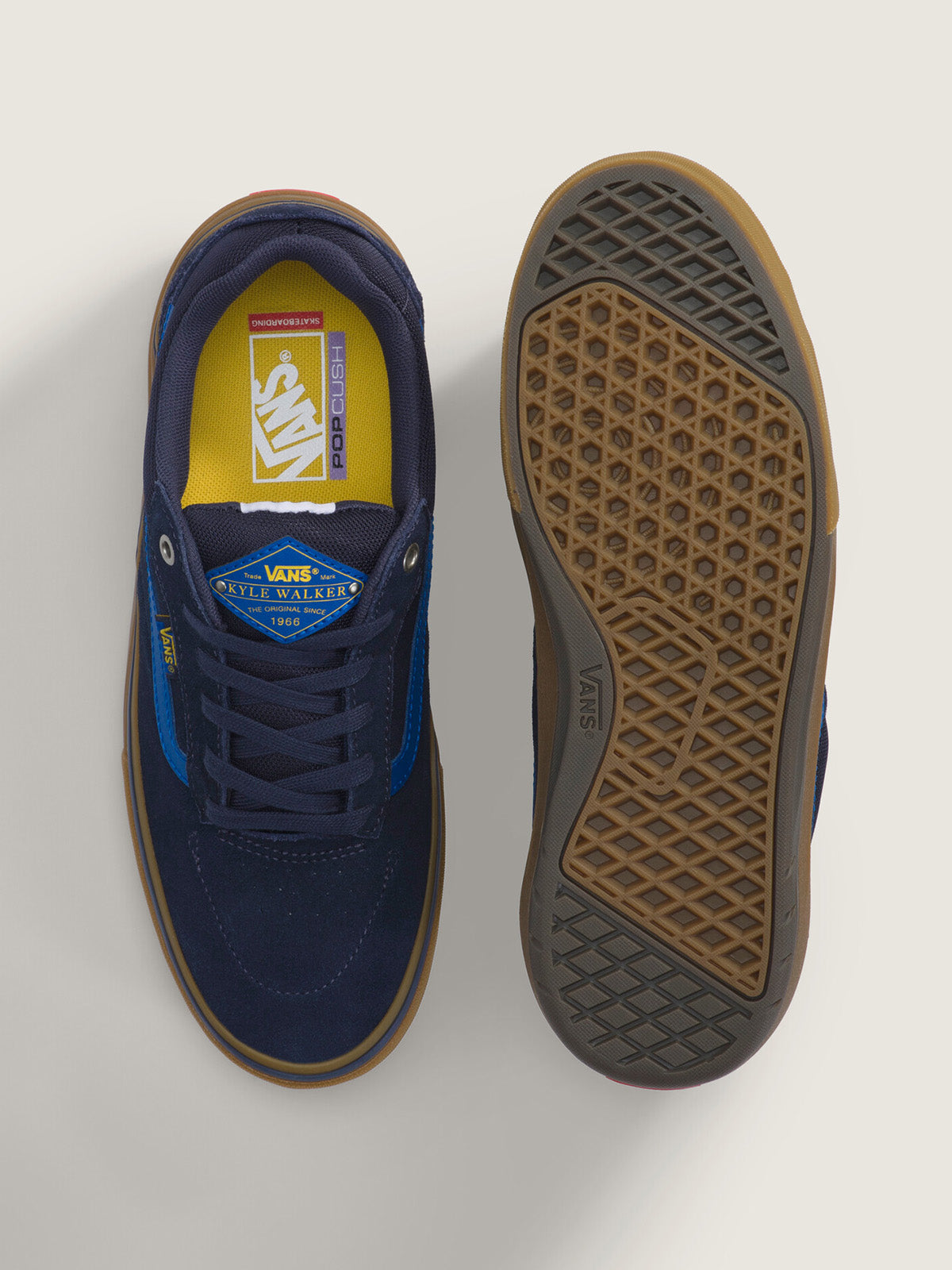 Zapatilla Hombre Skate Kyle Walker Wafflecup Azul