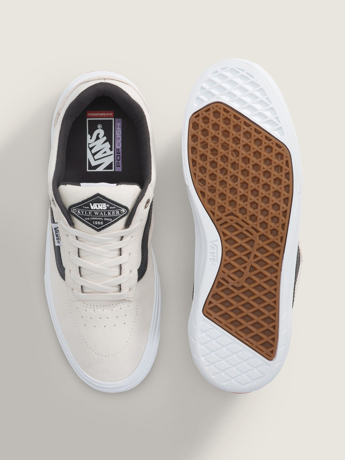 Zapatilla Hombre Skate Kyle Walker Wafflecup Blanco